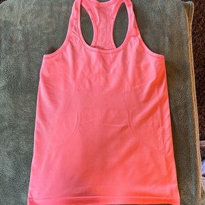 Lululemon Swiftly Tech Racerback- Neon.. this is an orangey pink